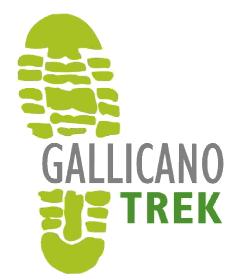 Gallicano Trek - logo impronta verde